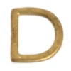Solid Brass Cast Dee 1"
