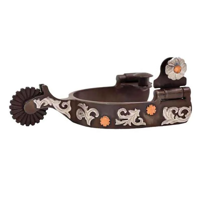 Youth Antique Floral Spurs