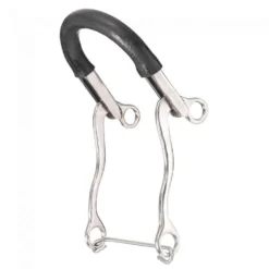 Kelly Silver Star Miniature Hackamore With Rubber Tubing