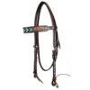 Weaver Leather Weaver Pony Turquoise Beaded Browband Headstall