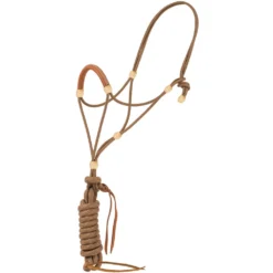 Mustang Elite Rope Halter With Lead