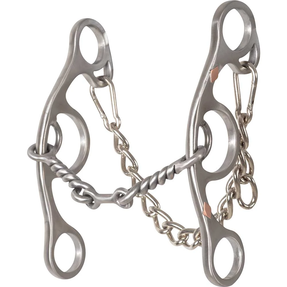 Classic Equine Sherry Cervi Diamond Short Shank II Twisted Wire Dogbone Bit
