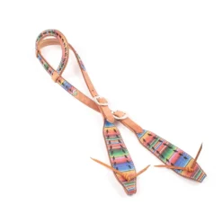 Teskey's Serape With Buckstitch One Ear Headstall
