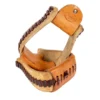 Teskey's 3" Light Oil Rawhide Stirrups