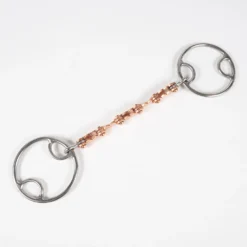 Copper Mule Mouth Divided Ring Snaffle