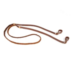 Teskey's Braided Harness Leather Roping Rein