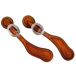 Cowperson Tack Chestnut Spur Straps