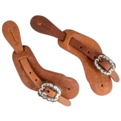Cowperson Tack Roughout Spur Straps