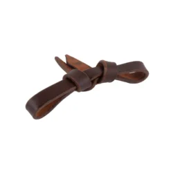 Teskey's Leather Bow Tie Curb Strap