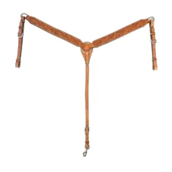 Teskey's 2" Floral Straight Argentinian Breast Collar