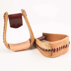 Teskey's Adult Rawhide Roper Stirrups