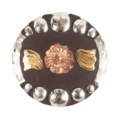 Bronze Copper Flower Concho