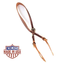 Patrick Smith Two Tone Split Ear Headstall With Steer Buckles