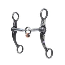 Professional's Choice Purple Feather Lifesaver Snaffle Bit