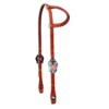 Professional's Choice Flat Ear Headstall With Daisy Buckle