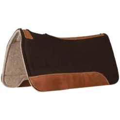 Mustang Contoured Black Wool Pad