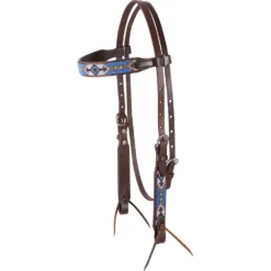 Cashel Blue/Green Browband Headstall