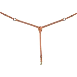 Martin Saddlery 1" Pyramid Dots Natural Breastcollar