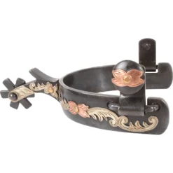 Classic Equine Flower Series 1" Spurs