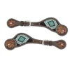 Weaver Leather Weaver Turquoise Cross Turquoise Beaded Ladies Spur Straps