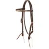 Martin Saddlery Chocolate Rawhide Lacing Browband Headstall