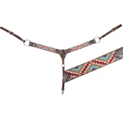 Cashel Chocolate/Tan 2" Breastcollar