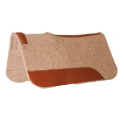 Mustang Tan Wool Contoured Pony Pad