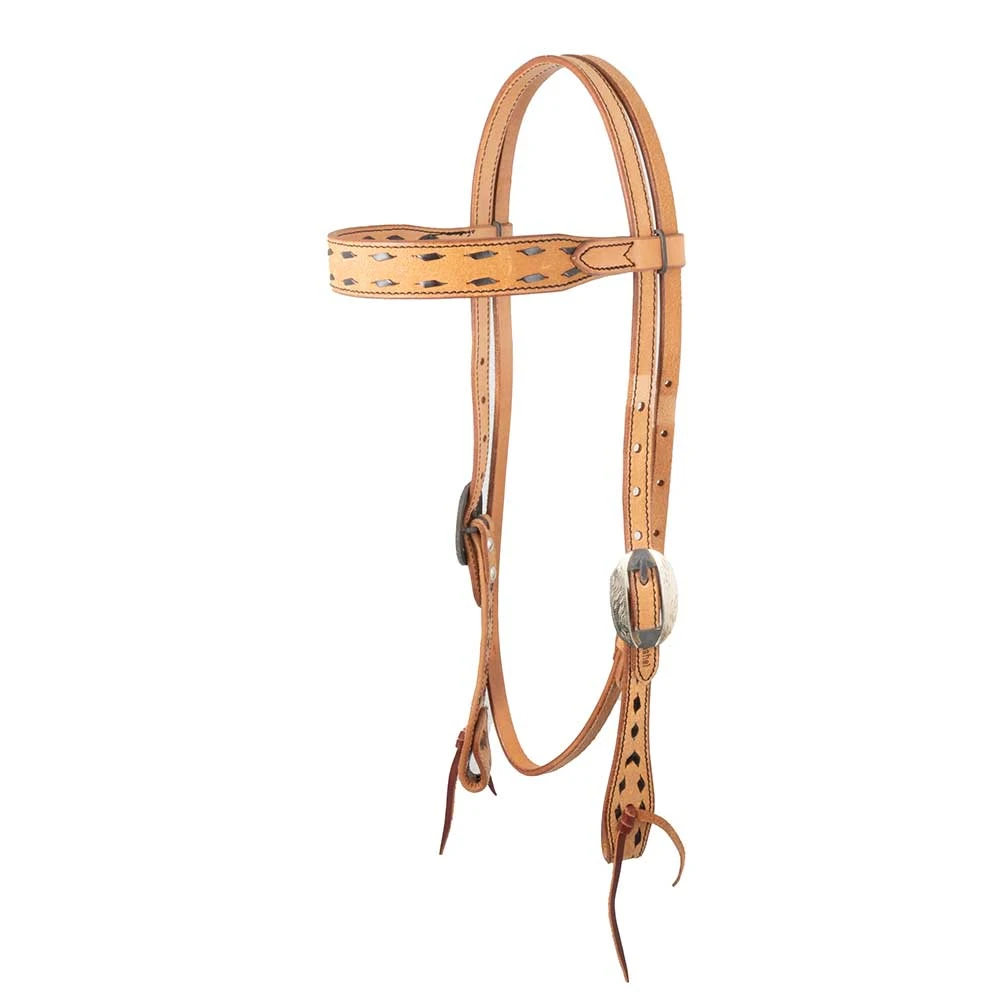 Cashel Buckstitched Browband Headstall