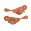 Teskey's Ladies Hermann Oak Leather Buckaroo Spur Straps