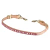 Teskey's Red Gator Wither Strap With Crystals