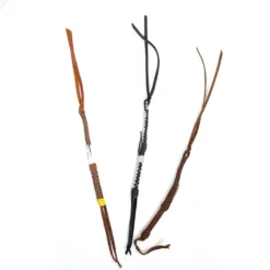 Cowboy Collection Braided Leather Quirts