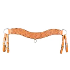 Teskey's Floral Tripping Collar With Buckstitching