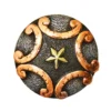 Copper Swirl Concho With Star Center