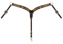 Weaver Leather Weaver Pony Turquoise Cross Navajo Arrow Breast Collar