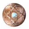 Copper Concho With Turquoise Dot
